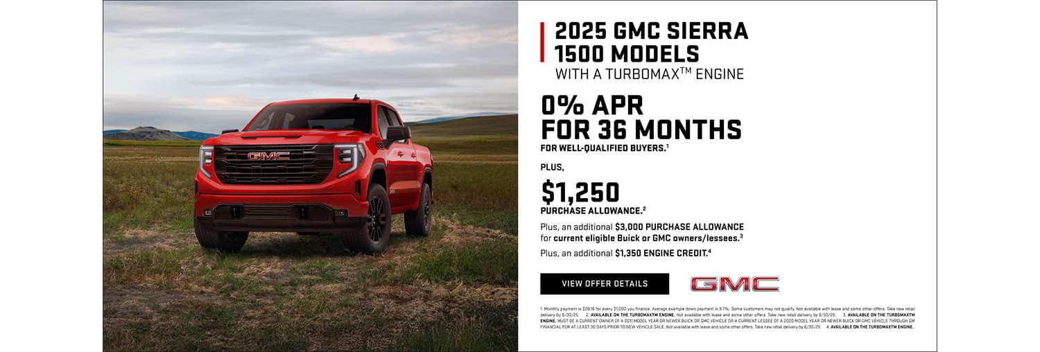 Explore the 2025 GMC Sierra 1500 Models