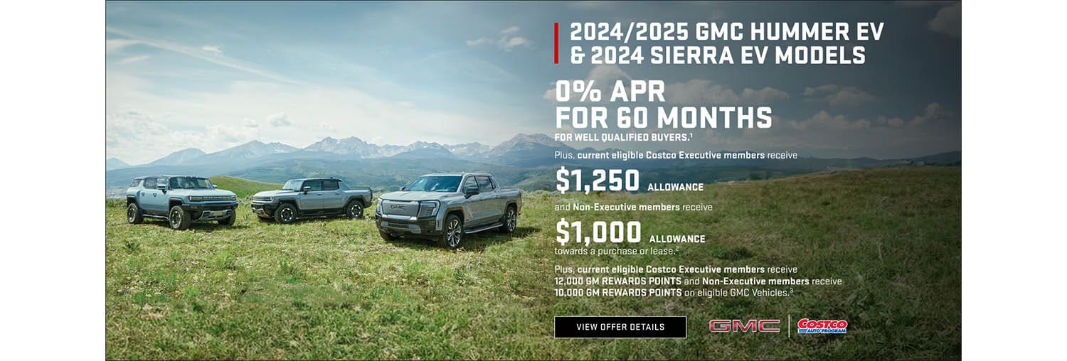0% APR For 60 Months on these EV Models